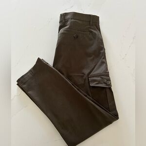 Ted Baker London Cargo Khaki Green Casual Pants Size 32 Regular